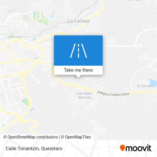 Mapa de Calle Tonantzín