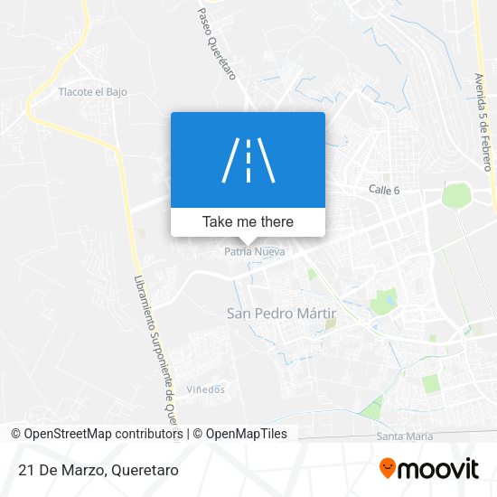 Mapa de 21 De Marzo