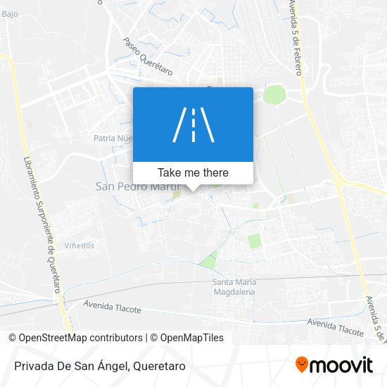 Mapa de Privada De San Ángel
