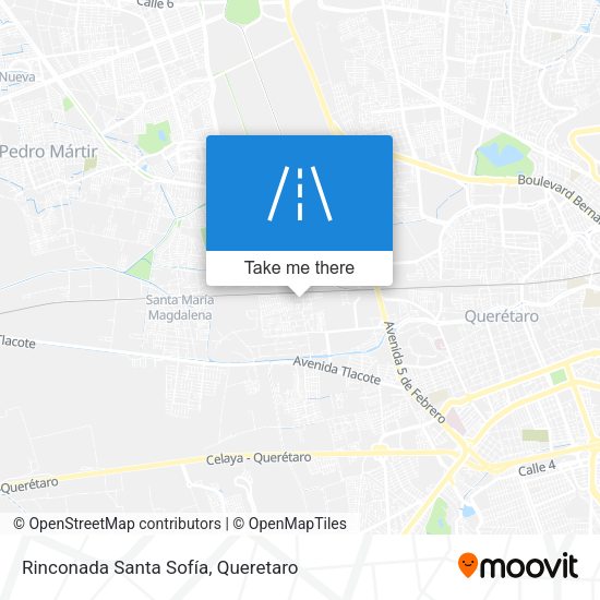 Rinconada Santa Sofía map