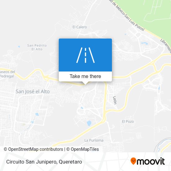 Mapa de Circuito San Junipero
