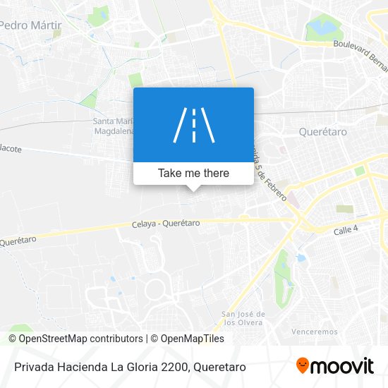 Privada Hacienda La Gloria 2200 map