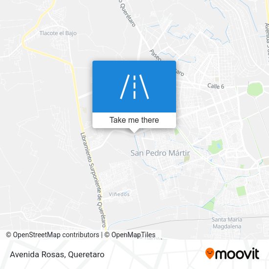 Mapa de Avenida Rosas