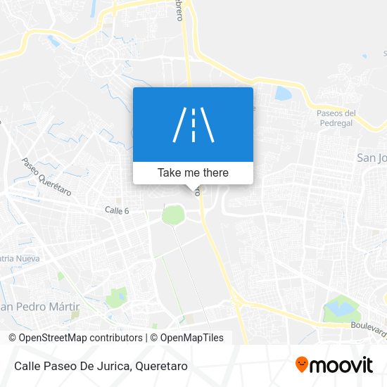 Calle Paseo De Jurica map