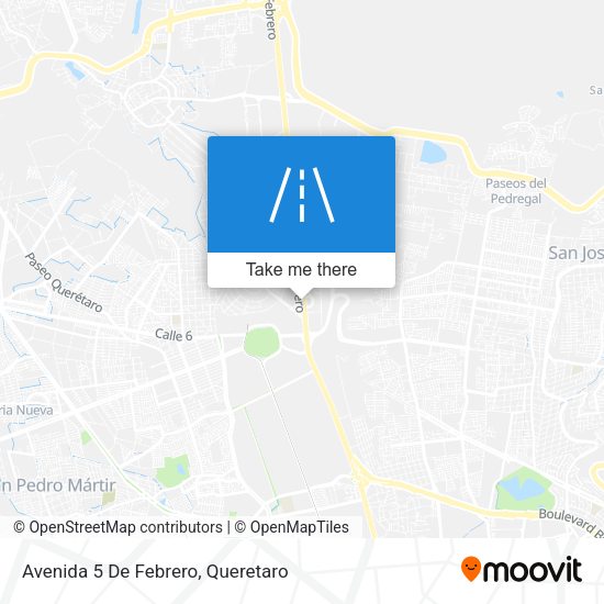 Mapa de Avenida 5 De Febrero