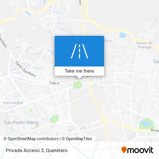 Mapa de Privada Acceso 3