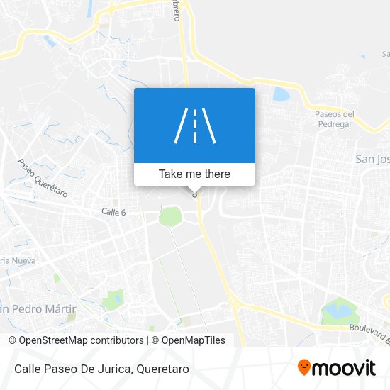Calle Paseo De Jurica map