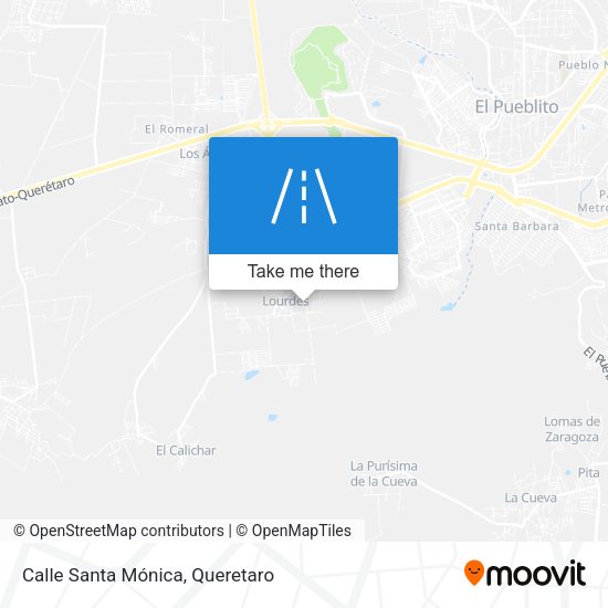 Calle Santa Mónica map