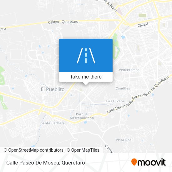 Calle Paseo De Moscú map