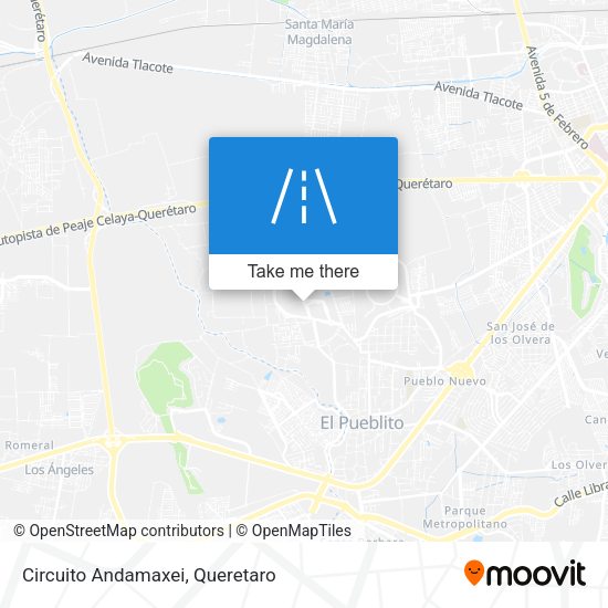 Mapa de Circuito Andamaxei