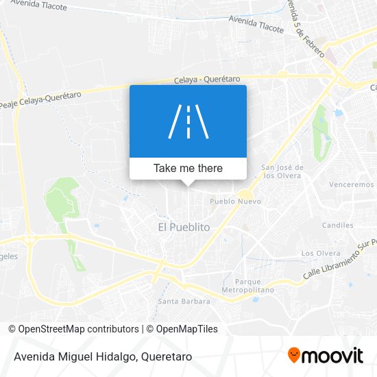 Mapa de Avenida Miguel Hidalgo