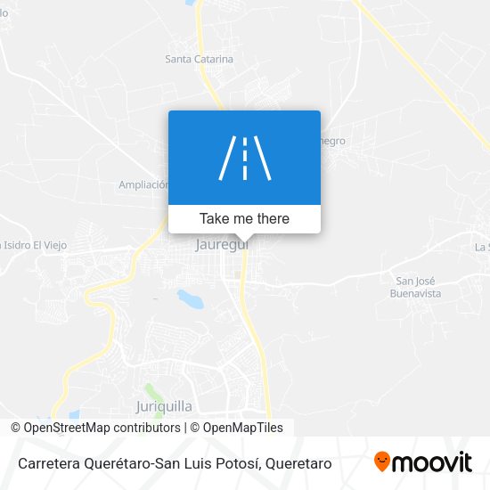 Carretera Querétaro-San Luis Potosí map