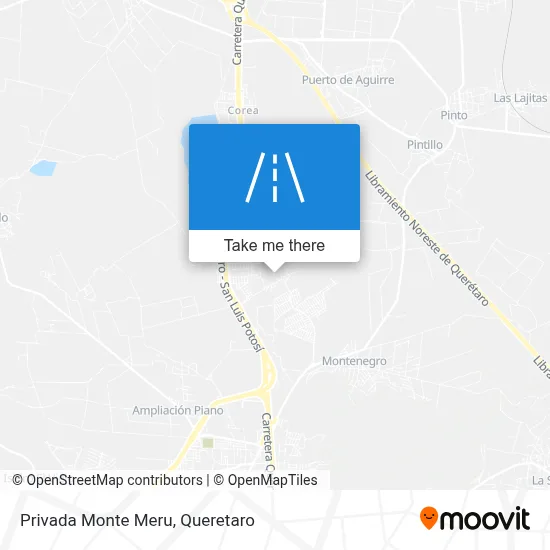 Privada Monte Meru map