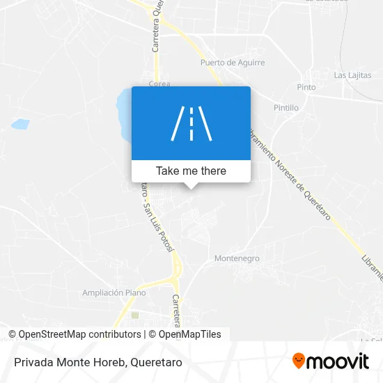 Privada Monte Horeb map