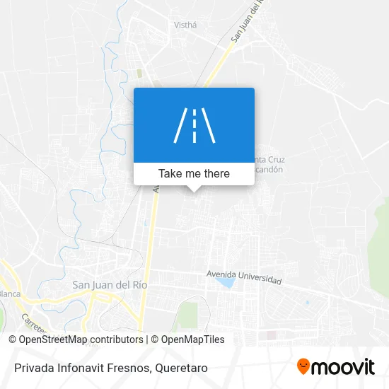 Privada Infonavit Fresnos map