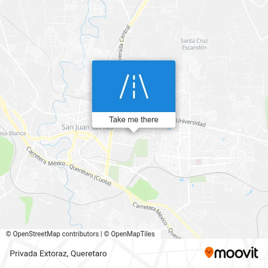 Privada Extoraz map