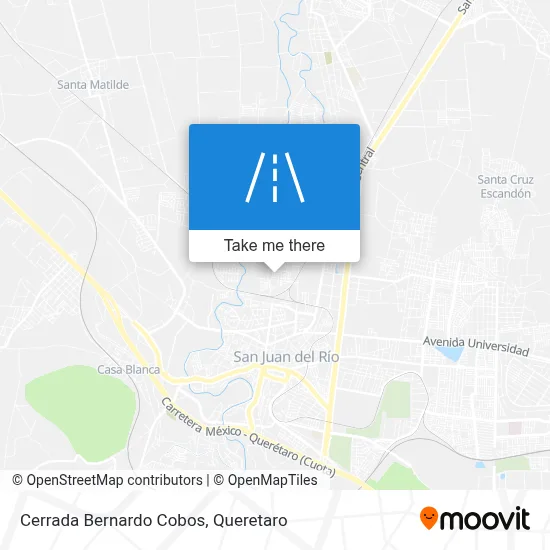 Cerrada Bernardo Cobos map