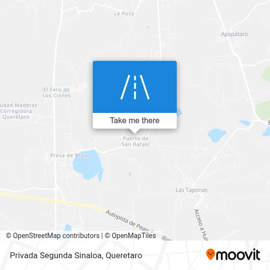 Privada Segunda Sinaloa map