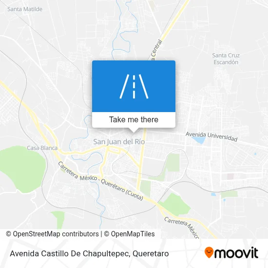 Avenida Castillo De Chapultepec map