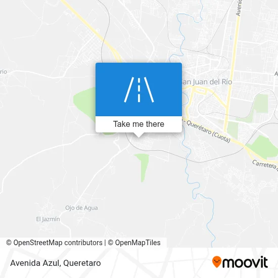 Avenida Azul map
