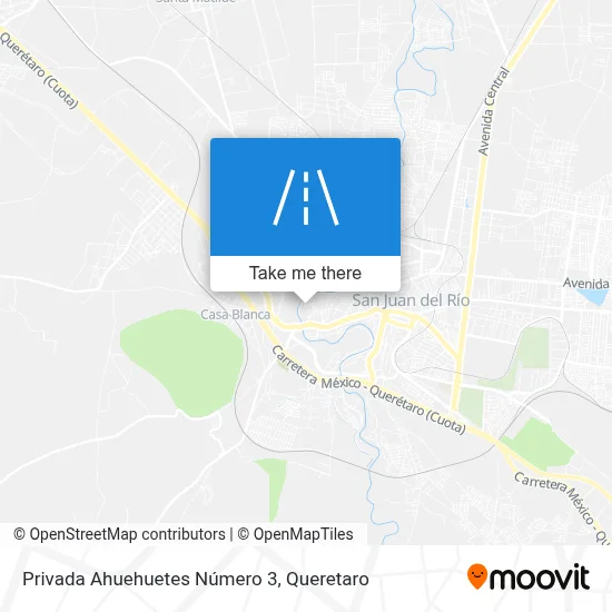 Privada Ahuehuetes Número 3 map