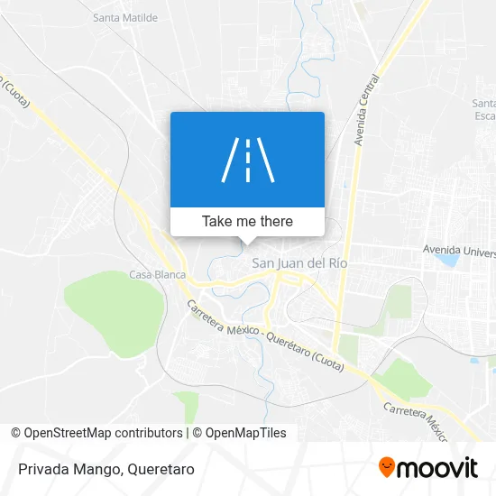 Privada Mango map