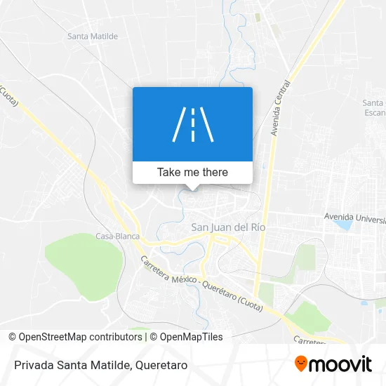 Privada Santa Matilde map