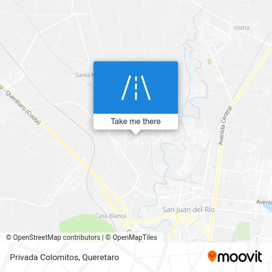 Privada Colomitos map