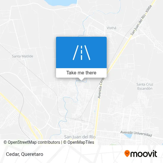 Cedro map