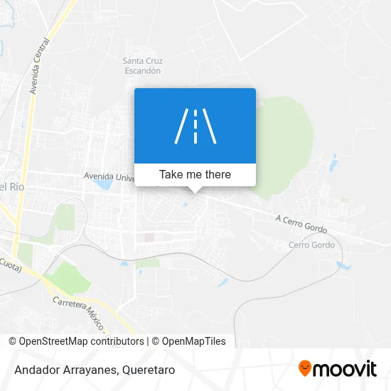 Andador Arrayanes map