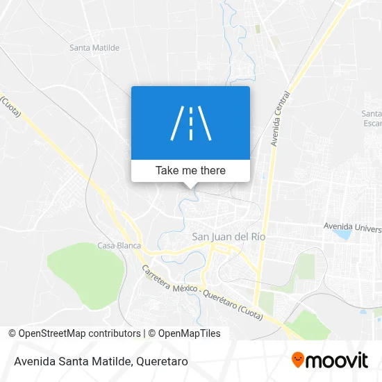 Avenida Santa Matilde map