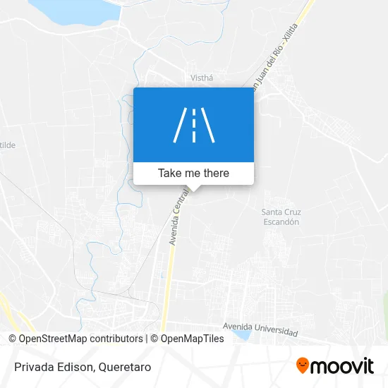 Privada Edison map