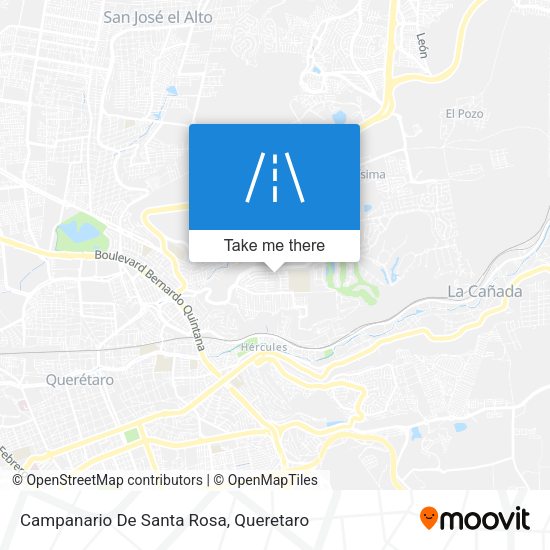 Campanario De Santa Rosa map