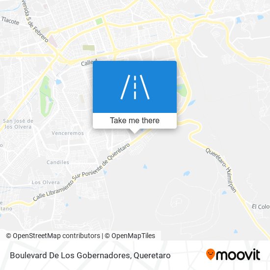 Boulevard De Los Gobernadores map