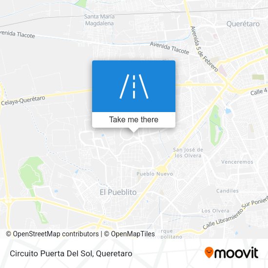 Circuito Puerta Del Sol map