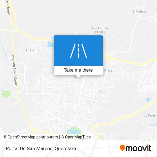 Portal De San Marcos map