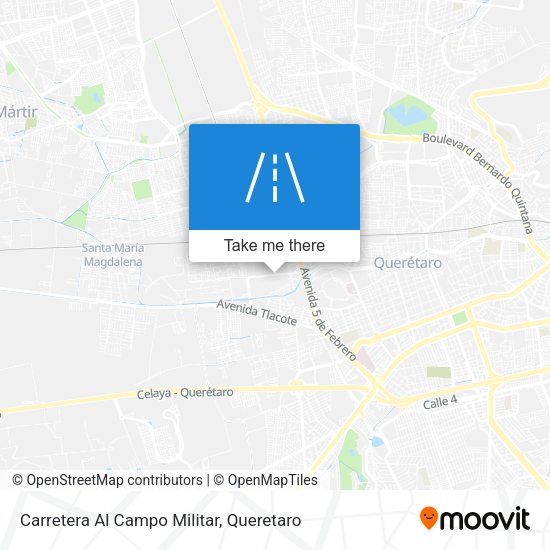 Carretera Al Campo Militar map
