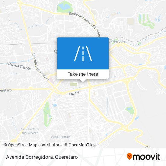 Avenida Corregidora map