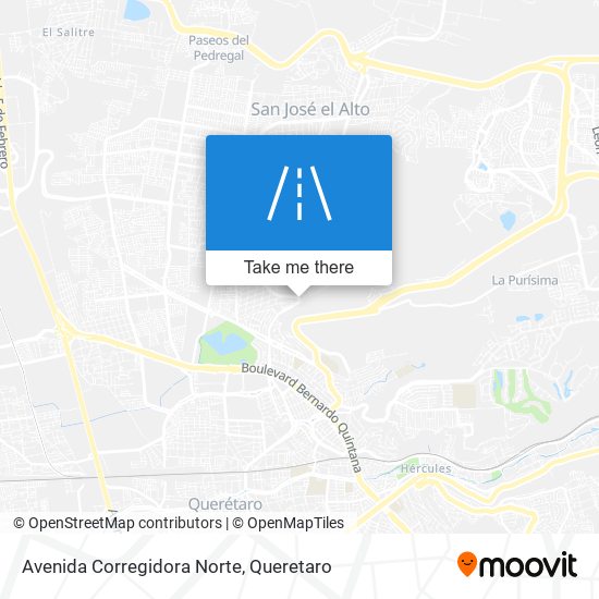 Avenida Corregidora Norte map