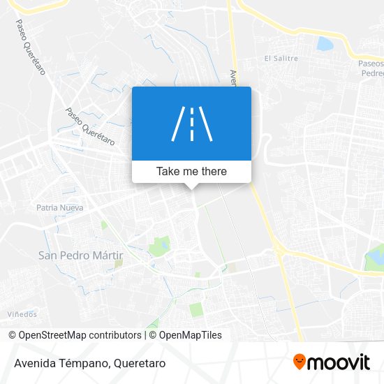 Avenida Témpano map