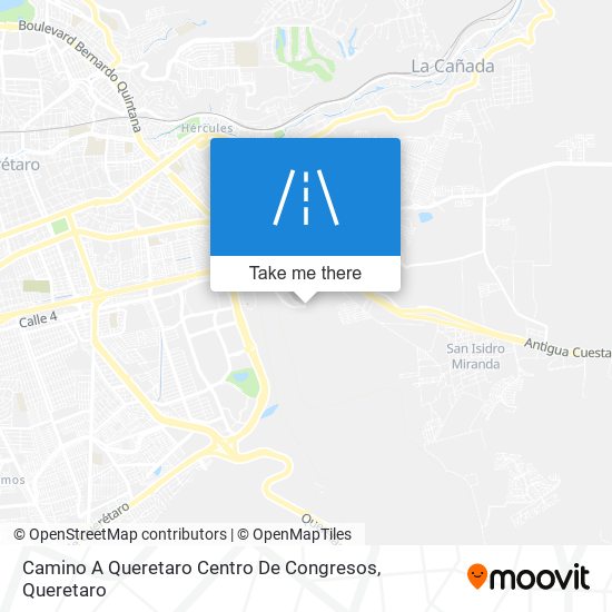 Camino A Queretaro Centro De Congresos map