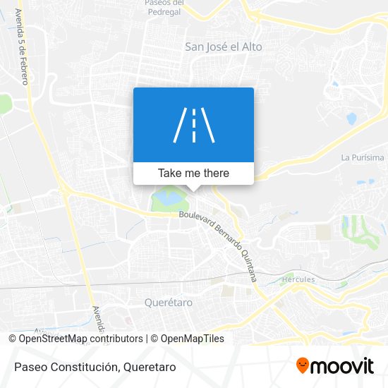 Paseo Constitución map