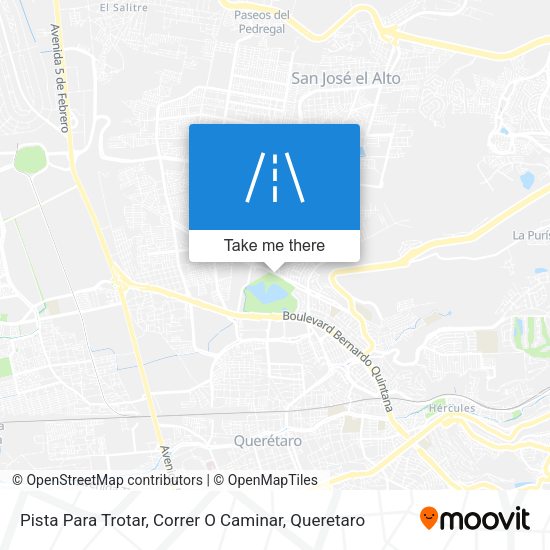 Pista Para Trotar, Correr O Caminar map