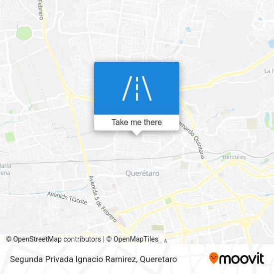Segunda Privada Ignacio Ramirez map