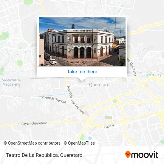 Mapa de Teatro De La República