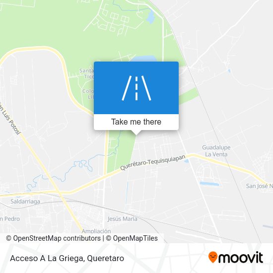 Mapa de Acceso A La Griega