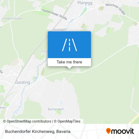 Buchendorfer Kirchenweg map