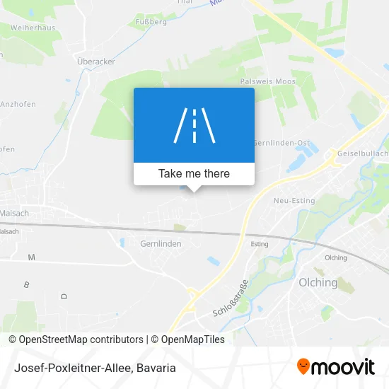Карта Josef-Poxleitner-Allee
