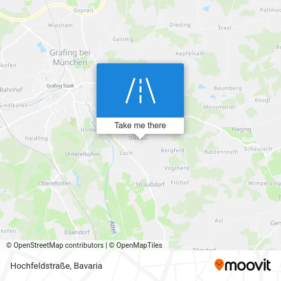 Hochfeldstraße map