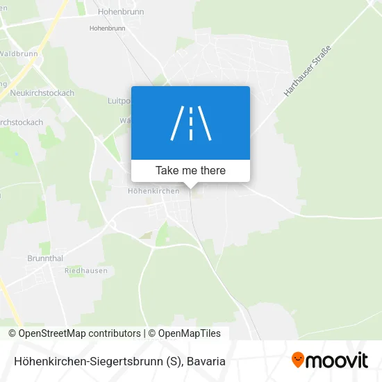 Карта Höhenkirchen-Siegertsbrunn